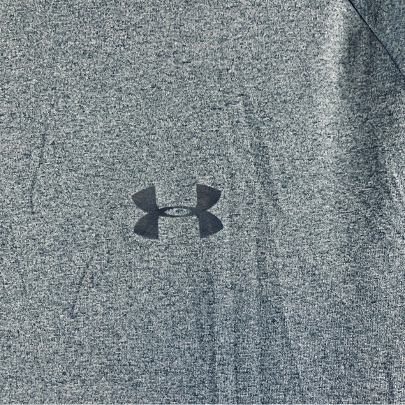 Under Armour Men's 1/2 Zip Long Sleeve Sweatshirt Loose Heatgear Gray‎ XXL - Picture 6 of 10
